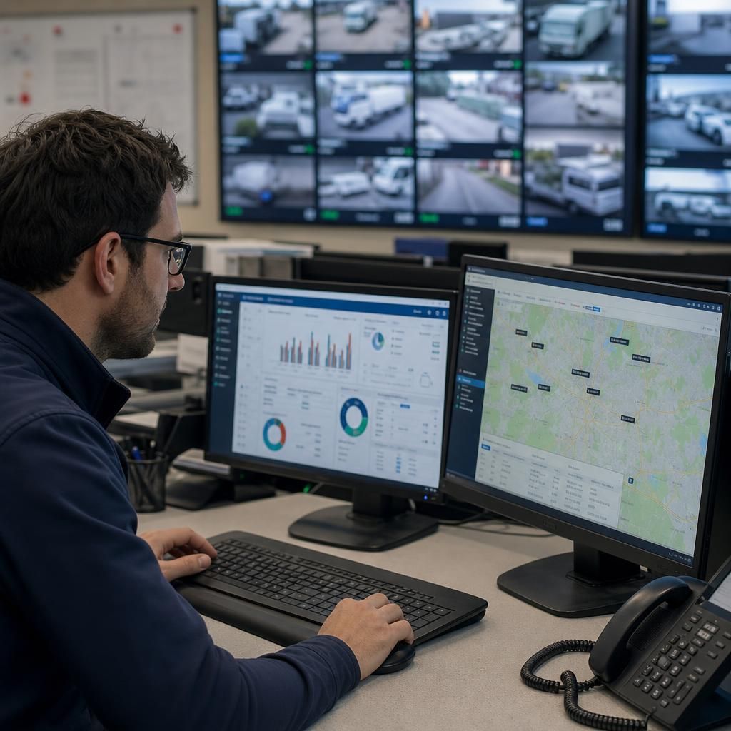 Fleet monitoring control room