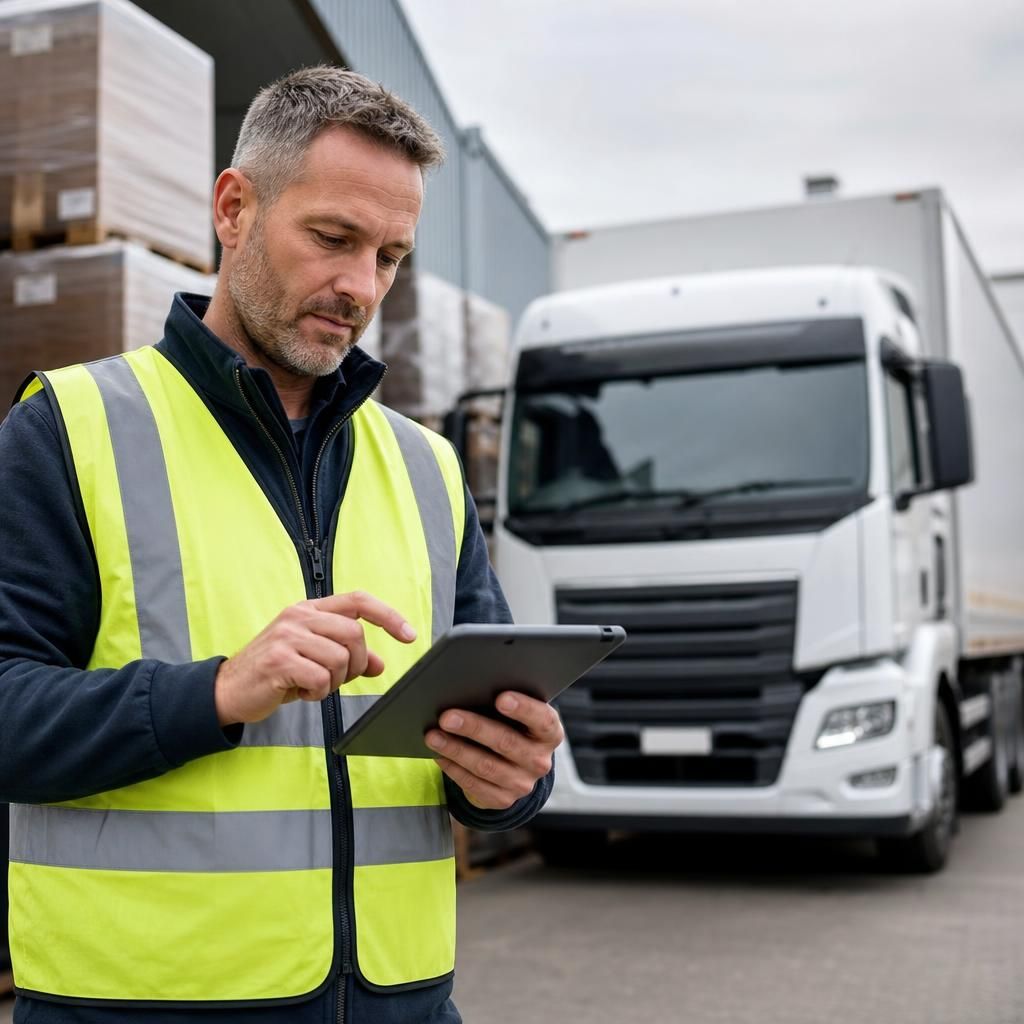 Fleet manager using GPS tracking system