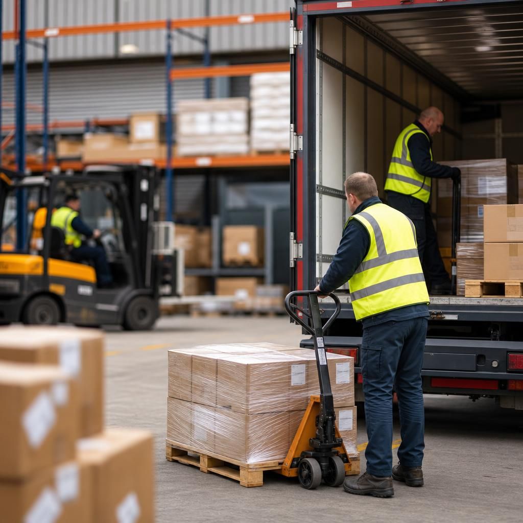 Fleet management application on a tablet