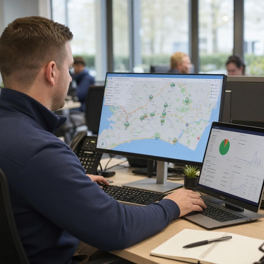 Detailed fleet performance analytics dashboard