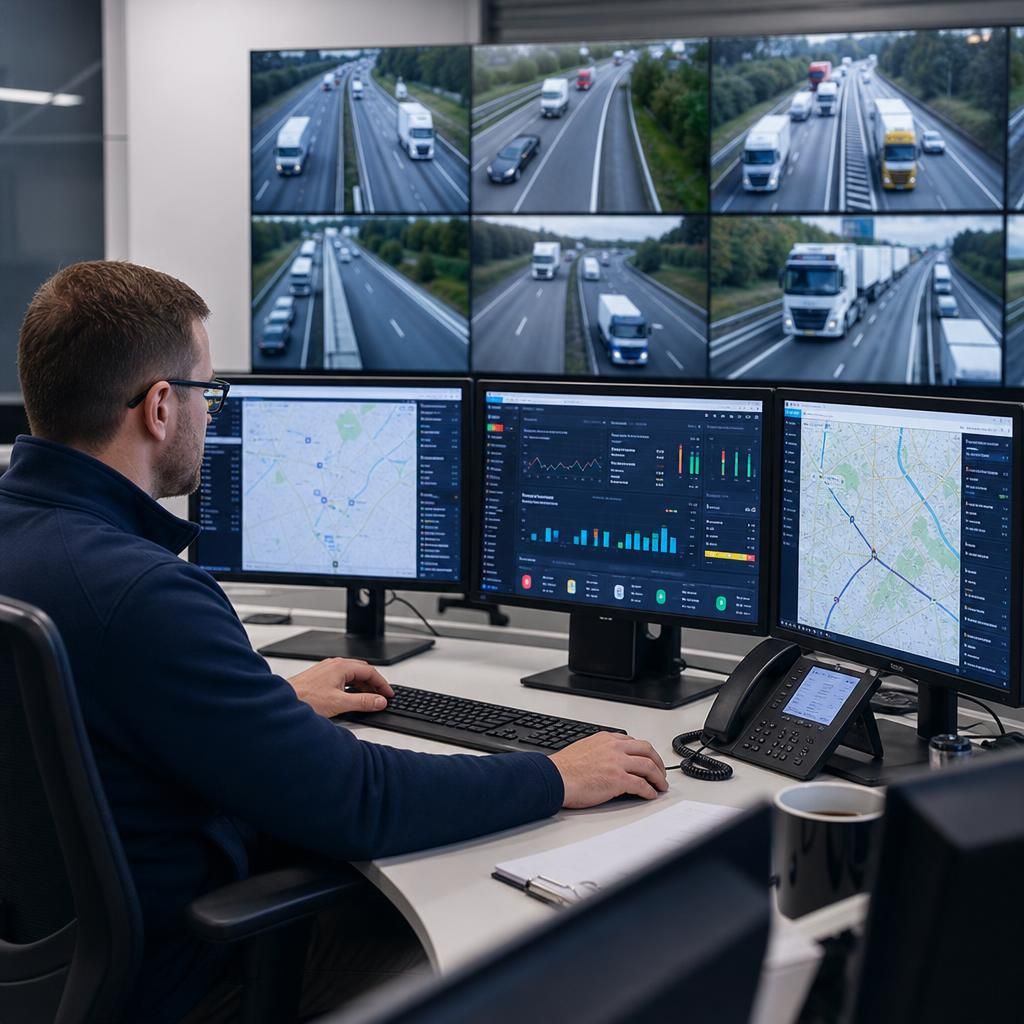 Graph showing efficiency improvements in fleet operations