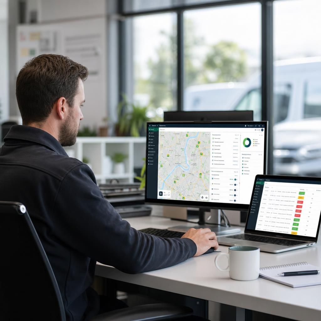 Driver engaging with safety monitoring system