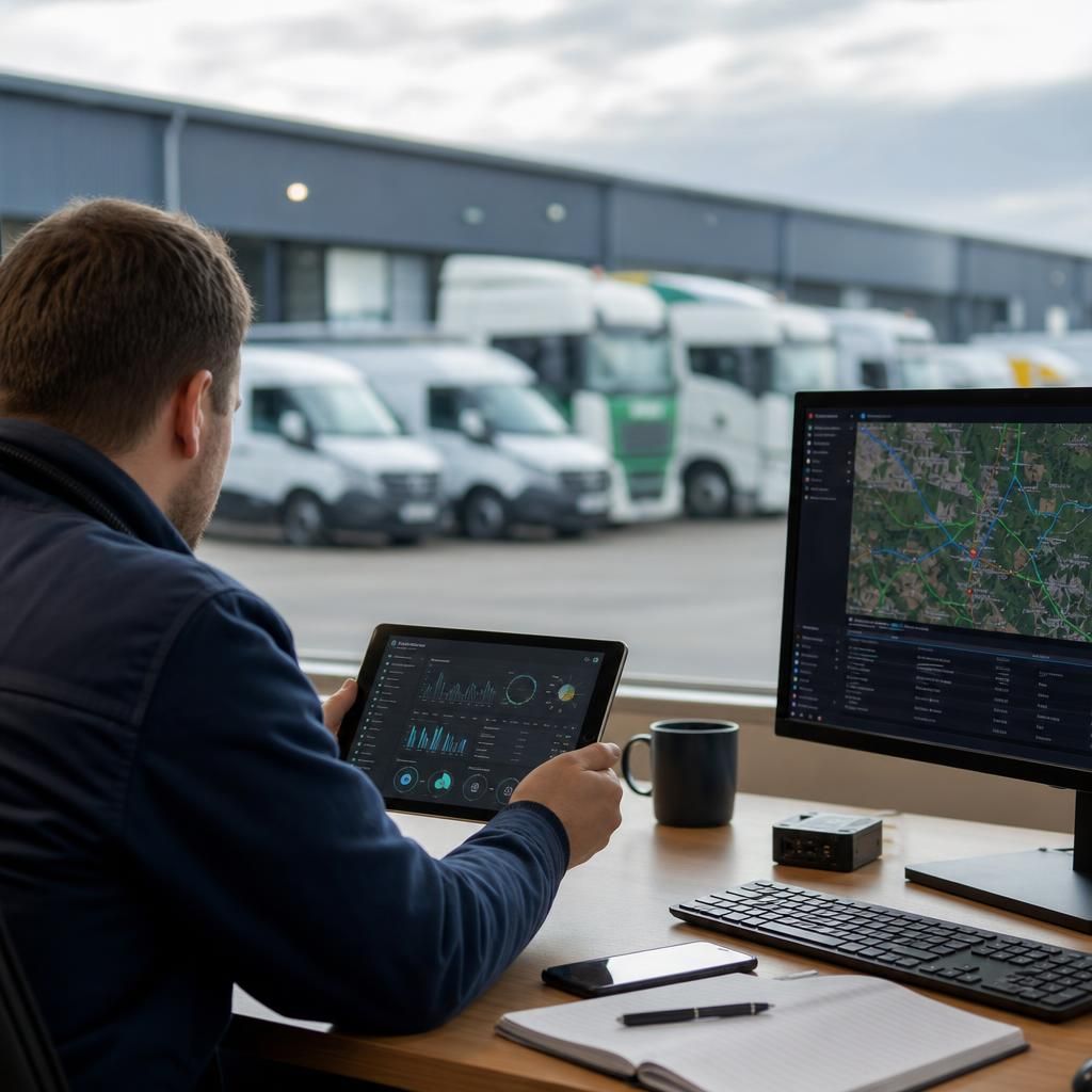 Predictive maintenance alert on dashboard