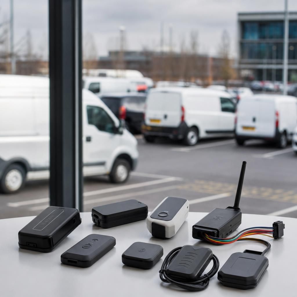 GPS trackers in a fleet of vehicles