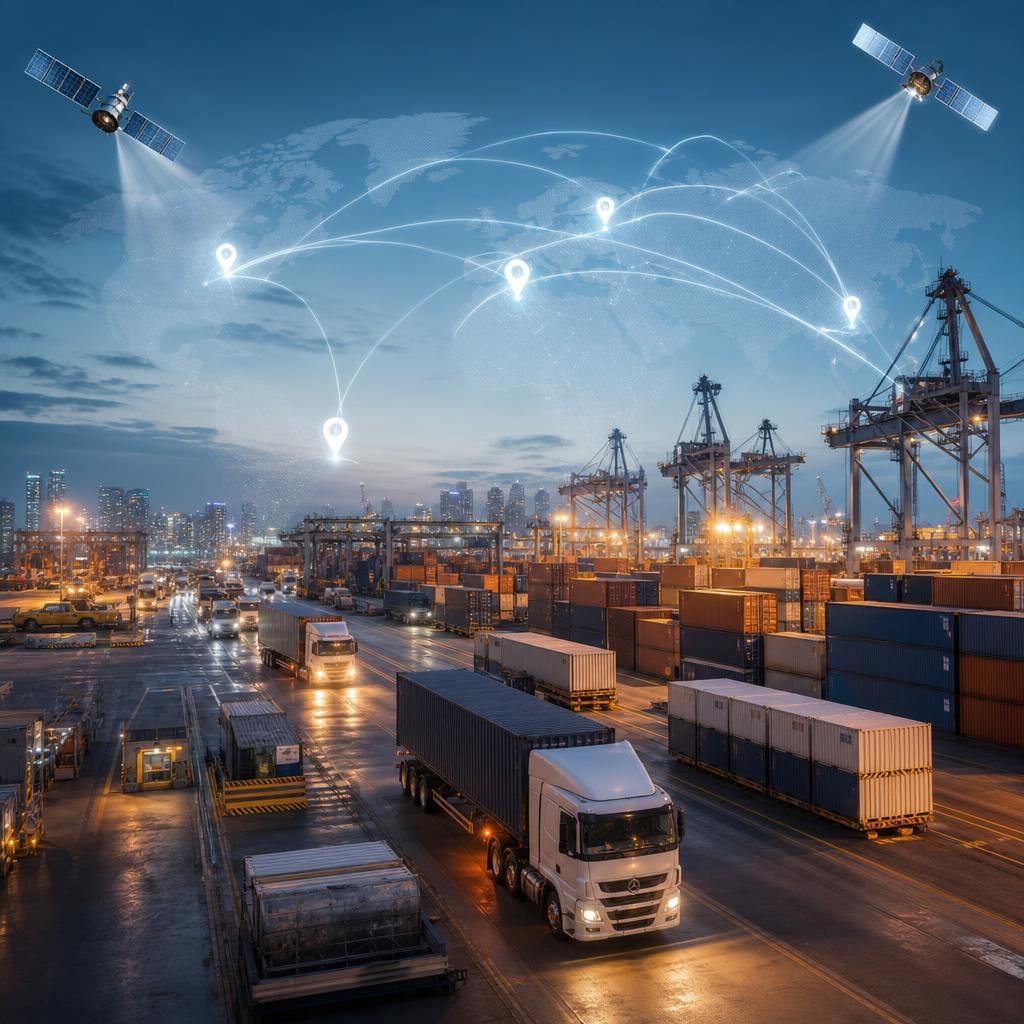 Logistics dashboard with transparency metrics for customer deliveries