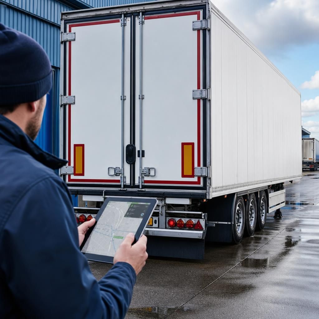 Compliance report generated from GPS tracking data