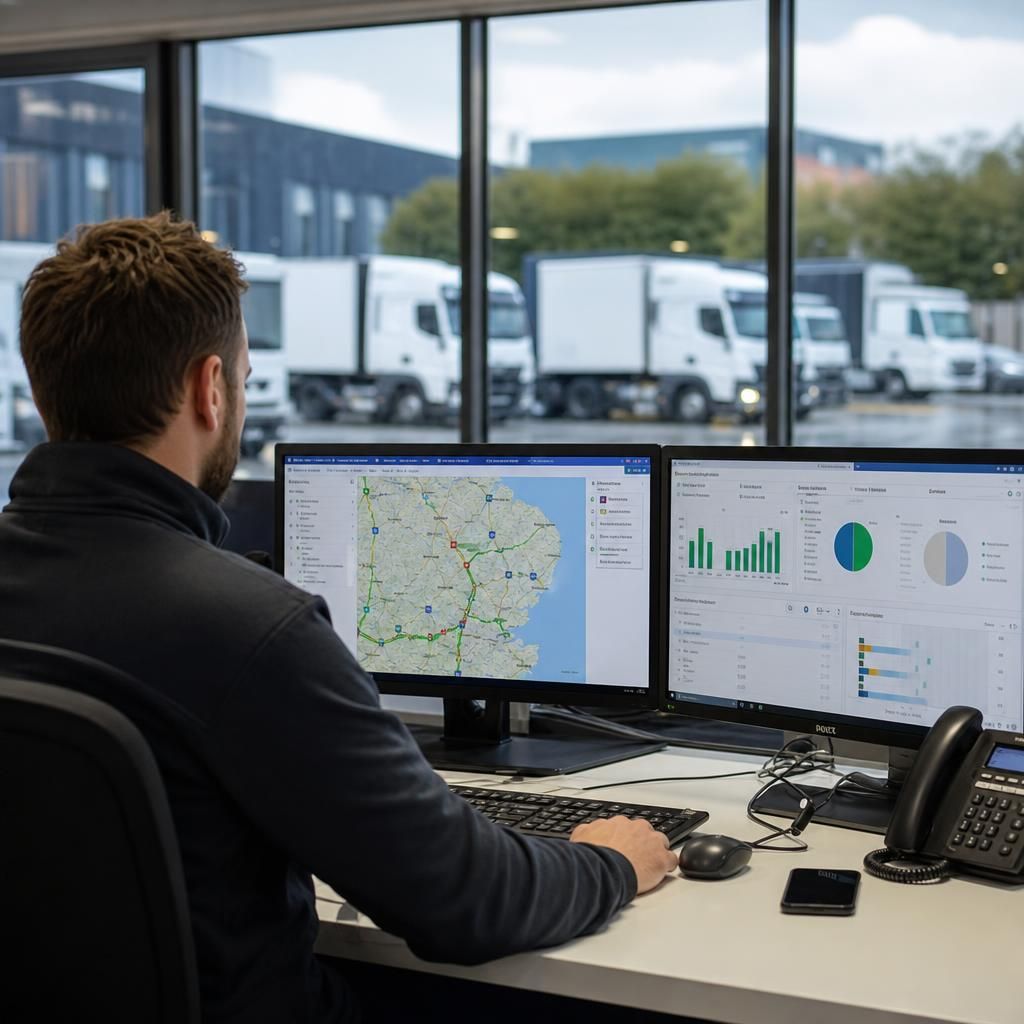 Assets equipped with GPS tracking tags