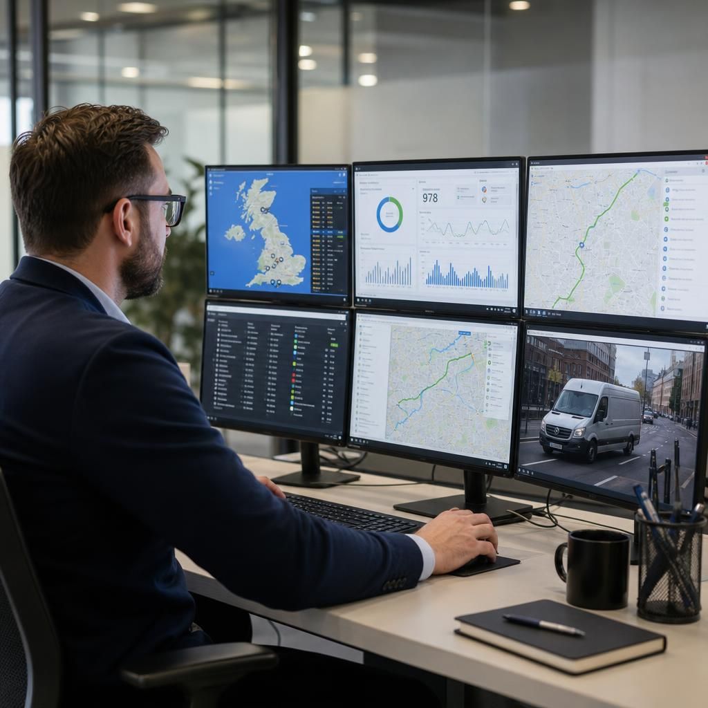 Real-time tracking on a digital map