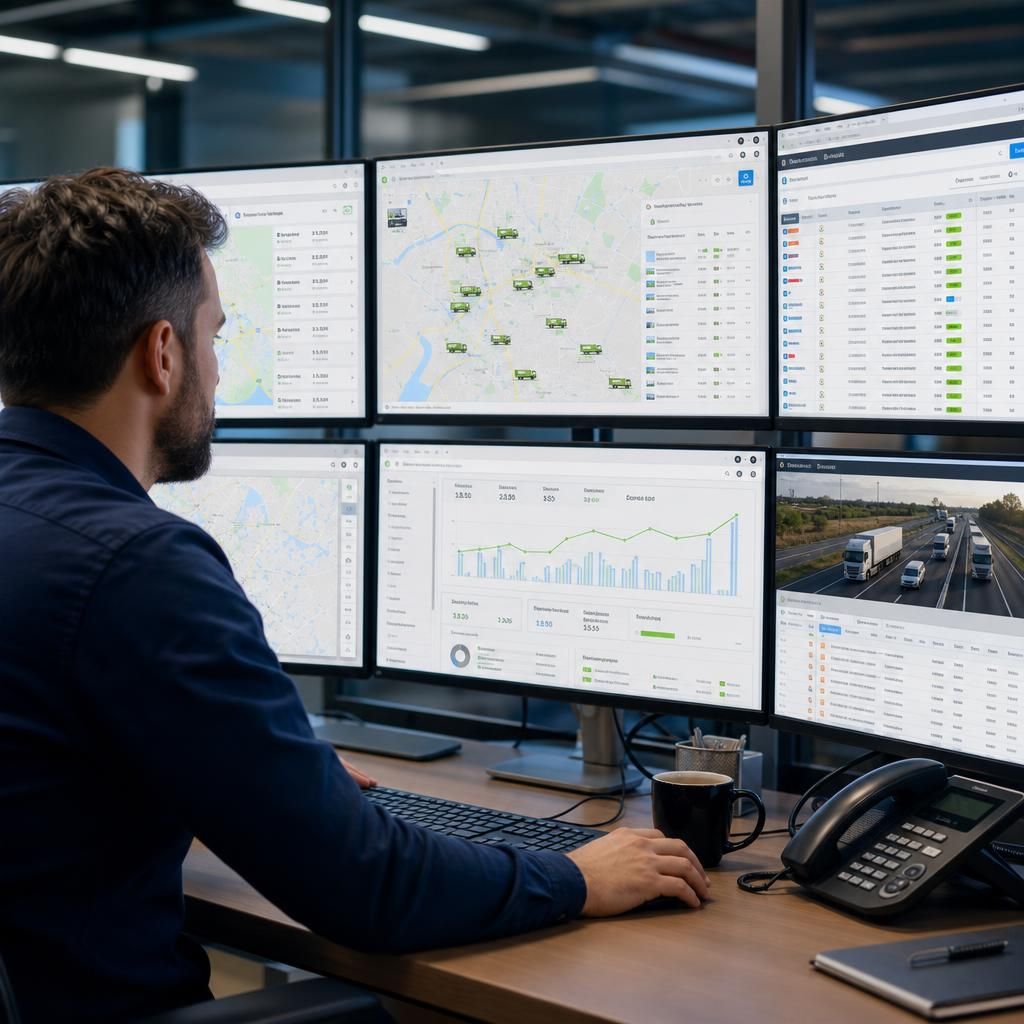 Real-time monitoring of a taxi service