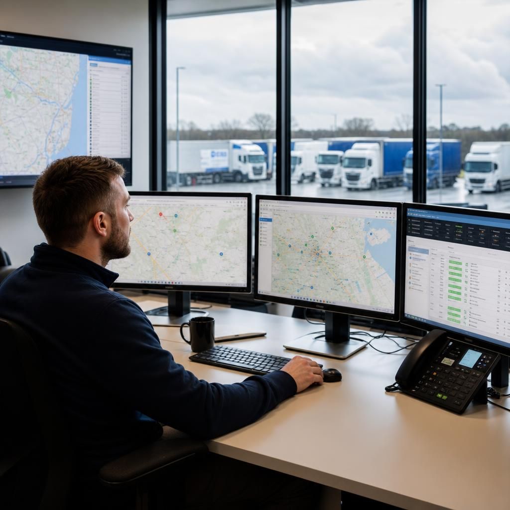Real-time updates on HGVs with telematics