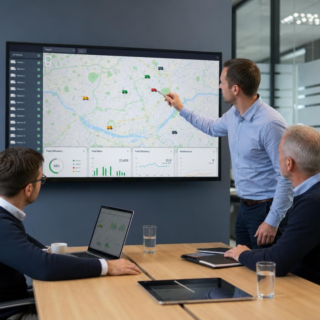 Utility vehicles with GPS systems for systematic deployment