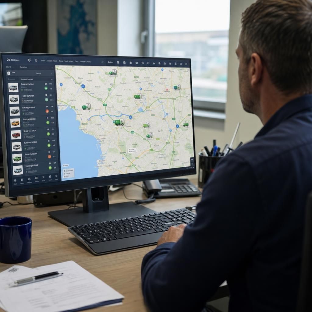 Fleet vehicle tracking dashboard