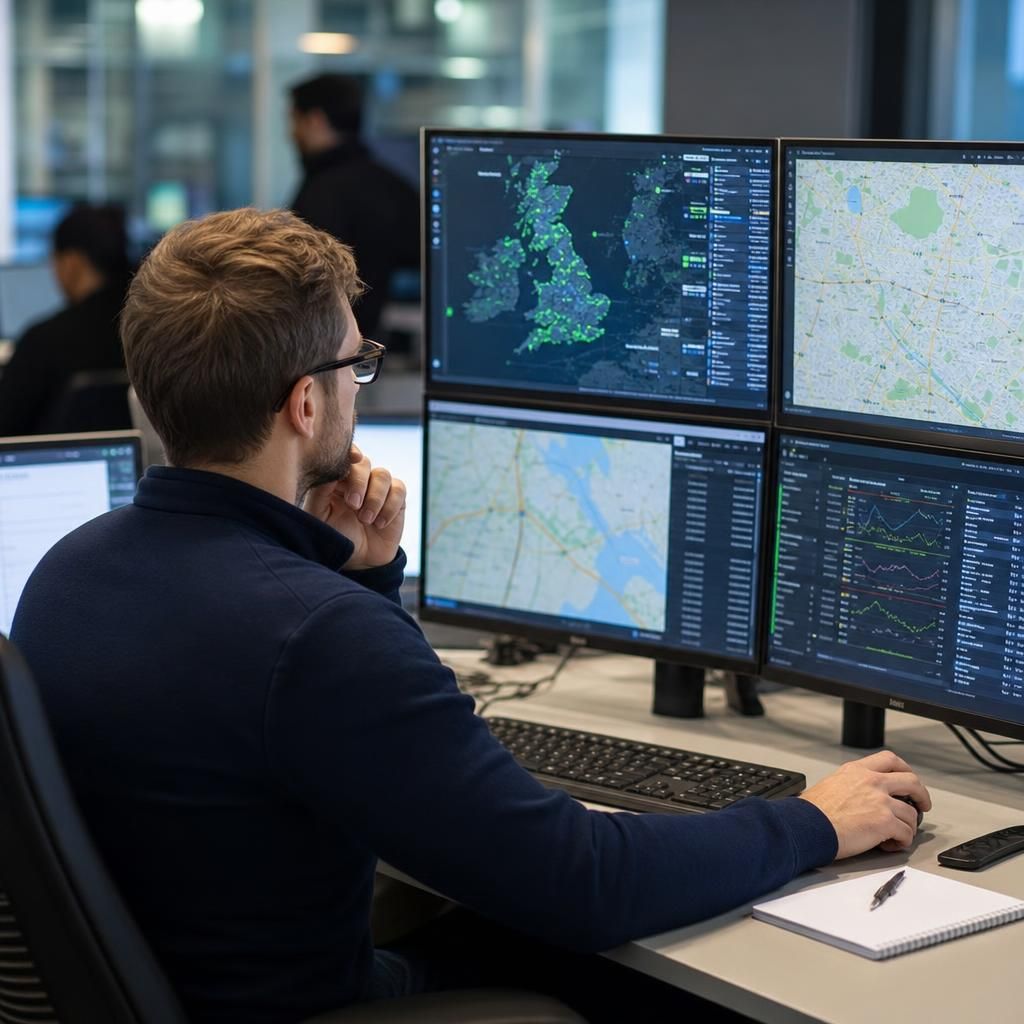 Transportation company with GPS tracking