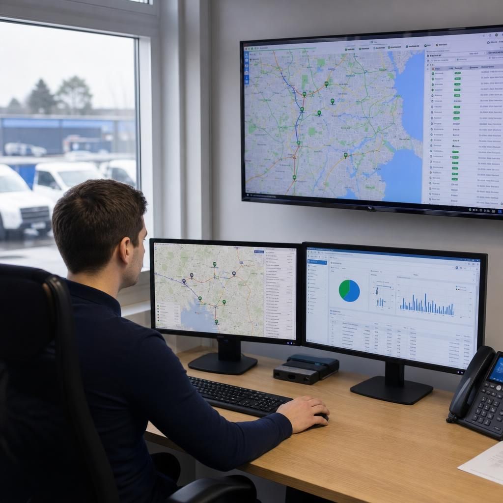 Mining site with vehicles utilizing tracking systems