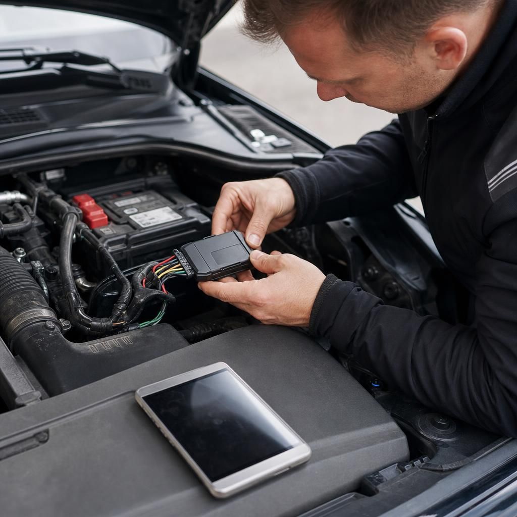 Construction vehicles with GPS trackers