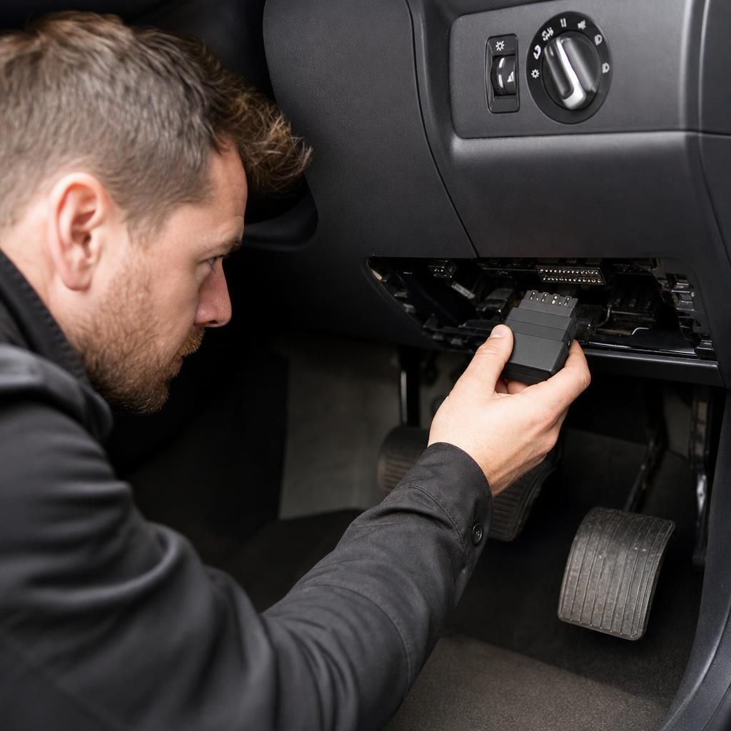 Real-time vehicle monitoring via OBD tracker