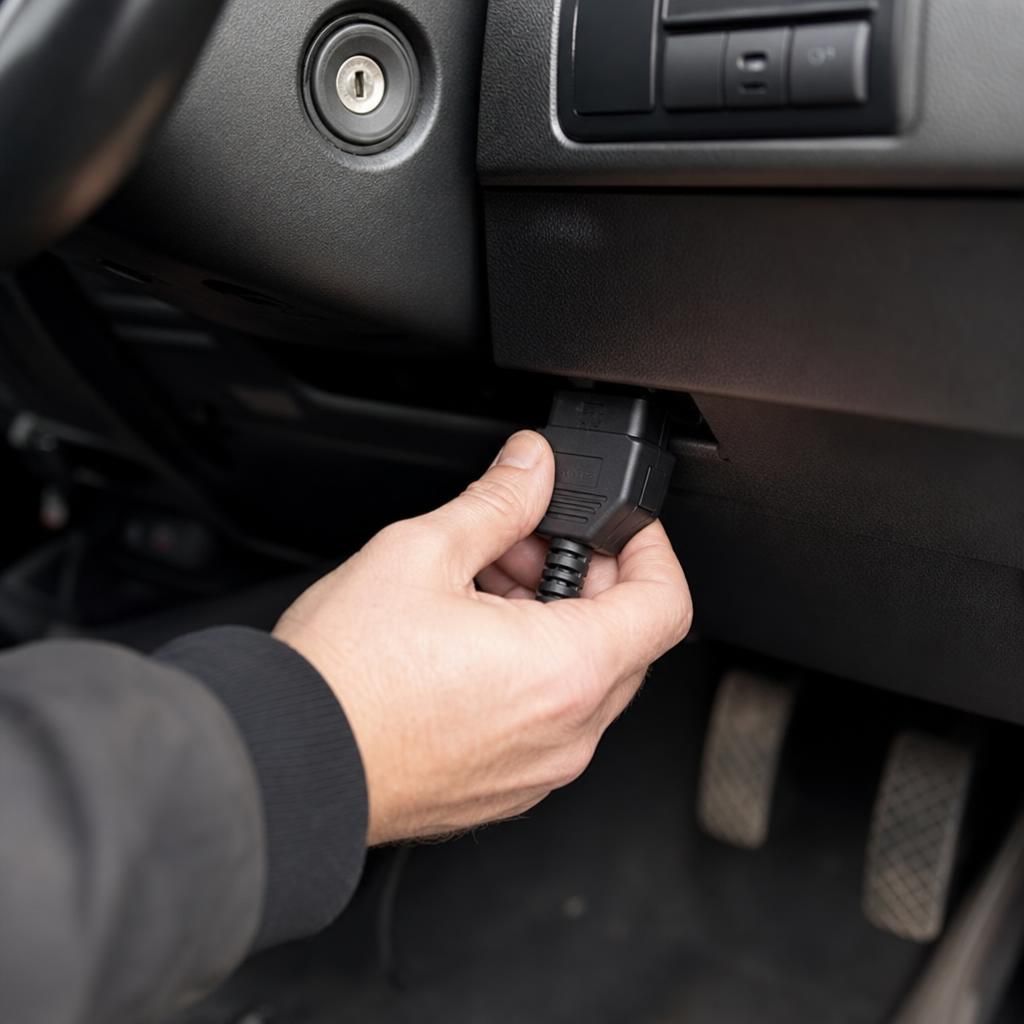 Fleet management through OBD2 GPS tracking
