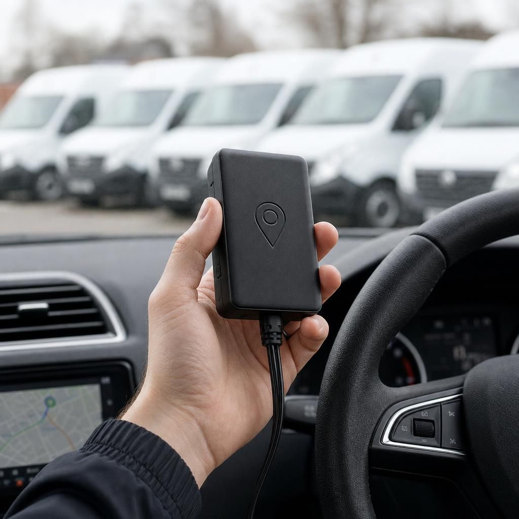 Emergency service vehicles with GPS trackers