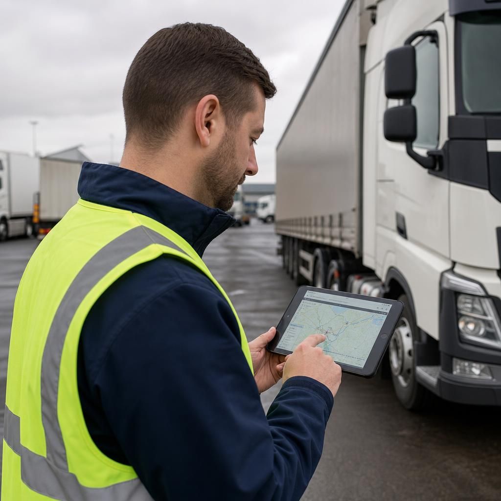 Compliance documentation on a GPS system