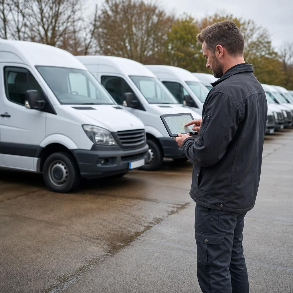 Fleet maintenance with GPS systems
