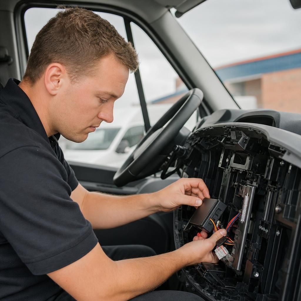 Vehicle maintenance and GPS installation service