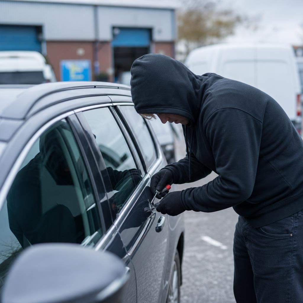 Fleet management dashboard showing reduced theft incidents