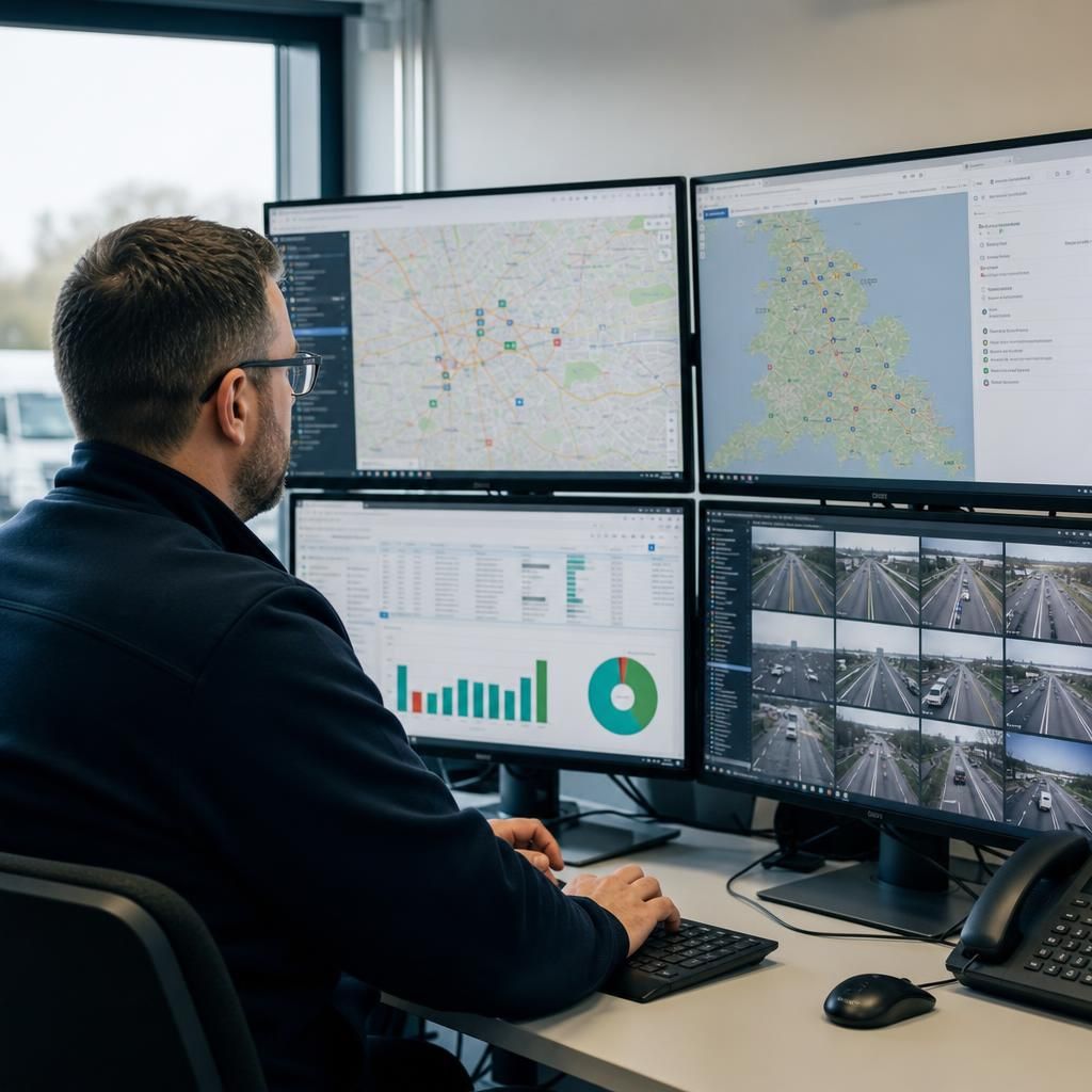 Fleet optimisation in action with GPS tracking